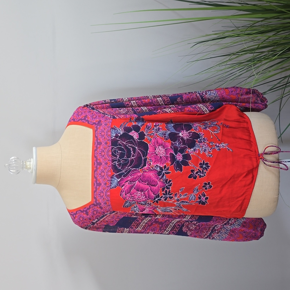 Free People Floral Blouse